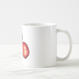 Süße und knackige rote Äpfel - Bio-Obst-Druck Tasse