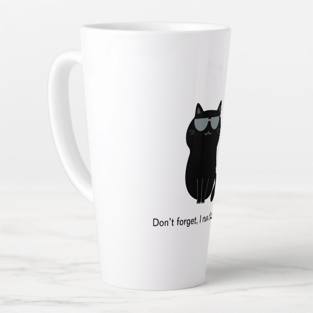 Süße und lustige Katze Milchtasse (Linke Ecke)