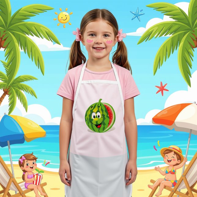 Süße und lustige Wassermelone Kinderschürze (Von Creator hochgeladen)