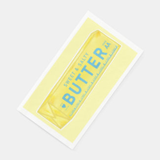 Süße und salzige Butterstange Serviette
