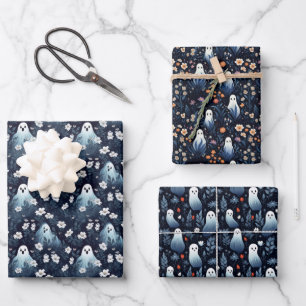 Süße und verspielte Geister Geschenkpapier Set