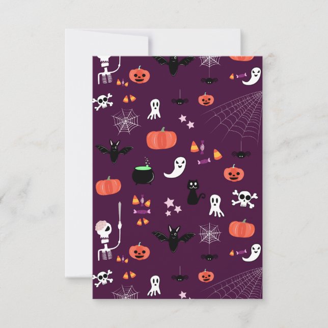 Süße unheimliche Halloween-Kunst (Vorderseite)