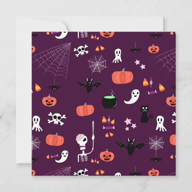 Süße unheimliche Halloween-Kunst (Vorderseite)