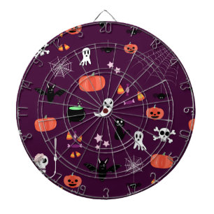 Süße unheimliche Halloween-Kunst Dartscheibe