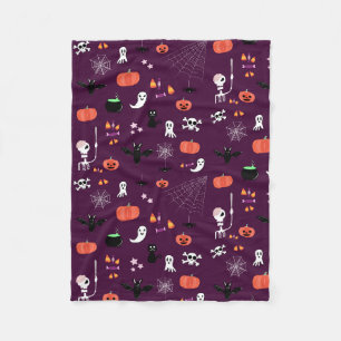 Süße unheimliche Halloween-Kunst Fleecedecke