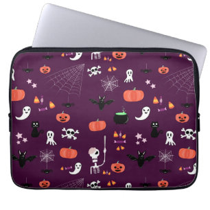 Süße unheimliche Halloween-Kunst Laptopschutzhülle