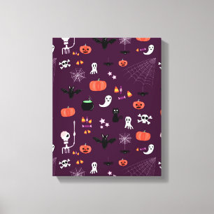 Süße unheimliche Halloween-Kunst Leinwanddruck