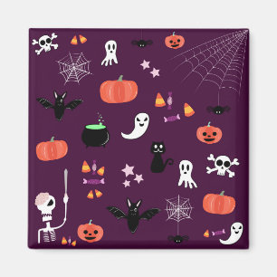 Süße unheimliche Halloween-Kunst Magnet