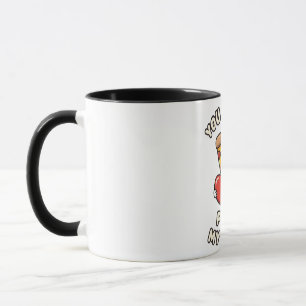 Süße Valentins-Pizza-Scheibe – Lustiges romantisch Tasse