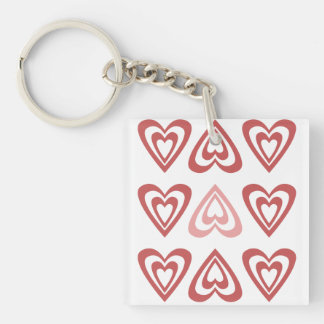 Süße Valentinsherzen – Liebe & Romantik-Design Schlüsselanhänger