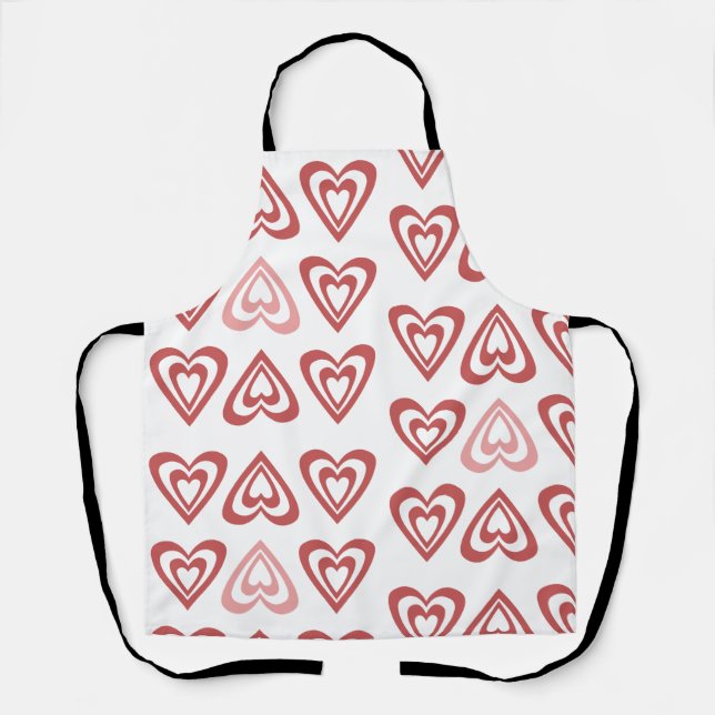 Süße Valentinsherzen – Liebe & Romantik Design Schürze (Vorderseite)