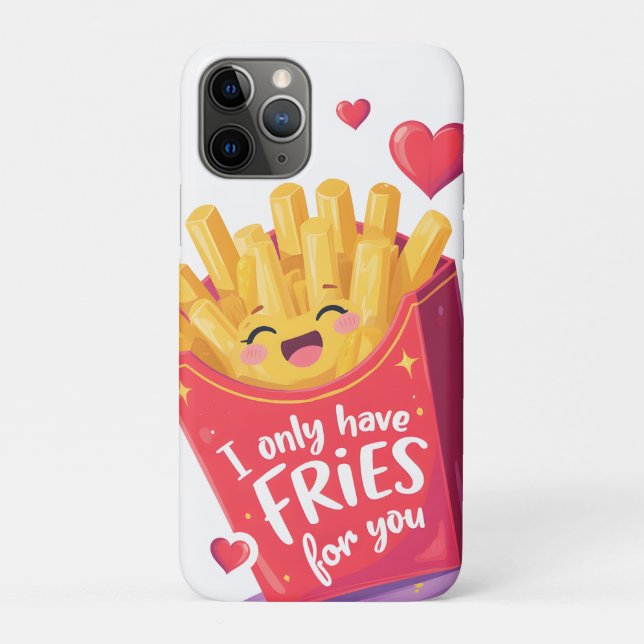 Süße Valentinstag-Fritten-Wortspiel Case-Mate iPhone Hülle (Rückseite)
