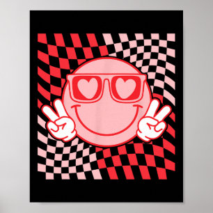 Süße Valentinstag-Stimmung Lächeln Gesicht Valenti Poster