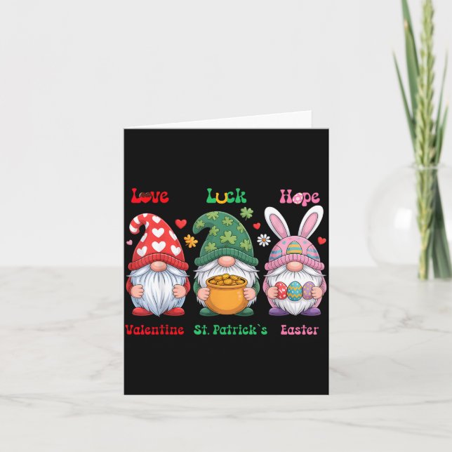 Süße Valentinstage St. Patrick Ostern Feiertage Ga Karte (Vorderseite)