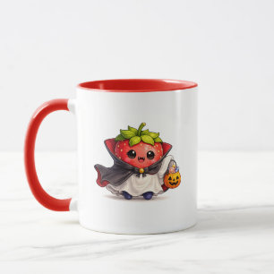 Süße Vampir-Erdbeere Halloween-Tasse Tasse