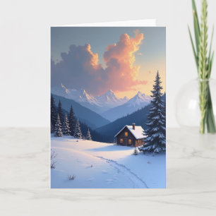 Süße Vatertagskarten aus der Hütte Karte