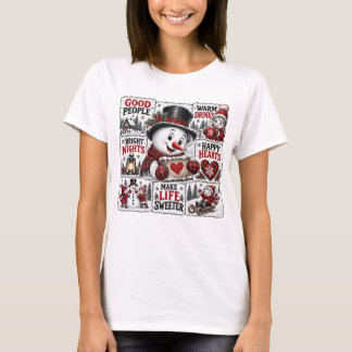 SÜSSE VERGNÜGLICHE FESTLICHE WEIHNACHTSSPRÜCHE T-Shirt