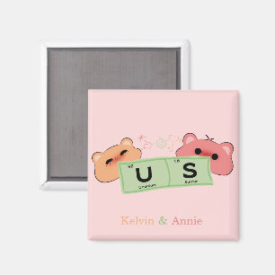 Süße verliebte Bären Magnet