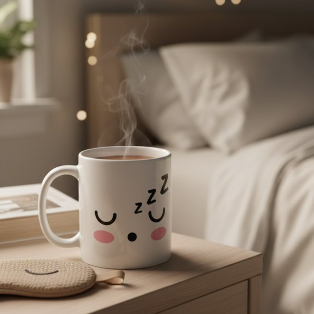 Süße verschlafene Morgen-Tasse Kaffeetasse (Von Creator hochgeladen)