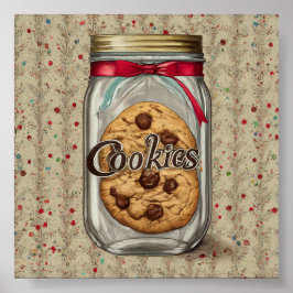 Süße Versuchungen: Chocolate Chip Cookie Jar Poster
