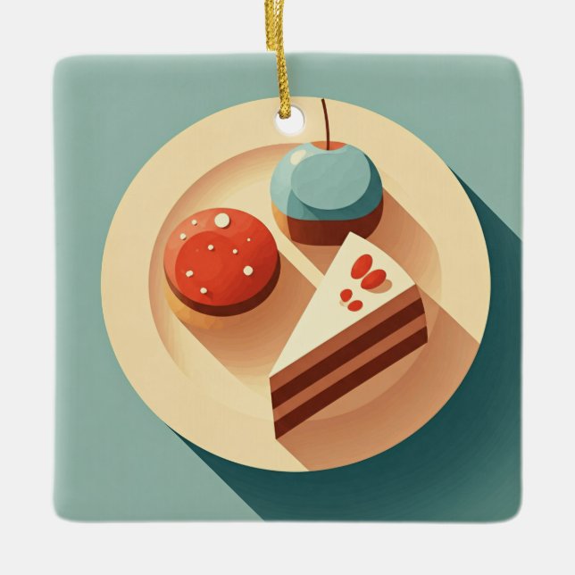Süße Versuchungen Keramikornament (Vorderseite)