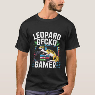 Süße Videospiele Echse Reptil Leopardgecko Spiel T-Shirt
