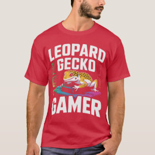 Süße Videospiele Eidechse Reptil Leopard Gecko Spi T-Shirt