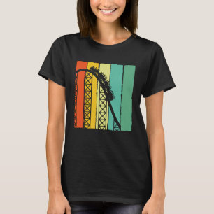 Süße Vintage-Achterbahn Männer Frauen Vergnügungsp T-Shirt