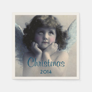 Süße Vintage Engel Weihnachten Serviette