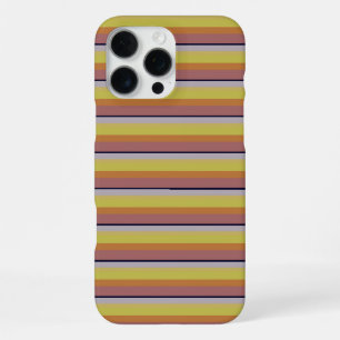 Süße Vintage-Farben Streifen iPhone 16 Pro Max Hülle