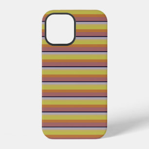 Süße Vintage-Farben Streifen iPhone 12 Hülle