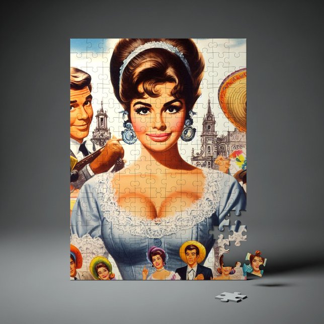 Süße Vintage-Frau Puzzle (Von Creator hochgeladen)