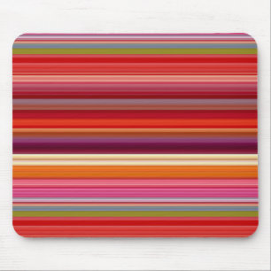Süße vintage gestreifte Farben Mousepad