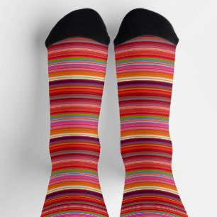 Süße vintage gestreifte Farben Socken