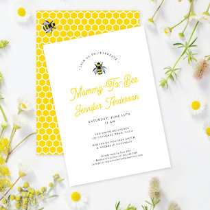 Süße Vintage-Mommy-To-Bee-Baby-Party Einladung