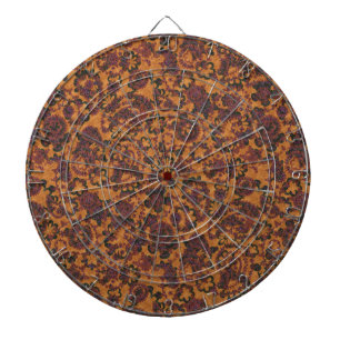 Süße, vintage Paisley-Muster Dartscheibe