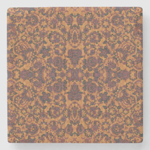 Süße, vintage Paisley-Muster Steinuntersetzer