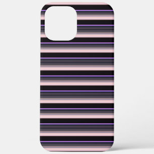 Süße vintage schwarze graue Streifen Case-Mate iPhone Hülle