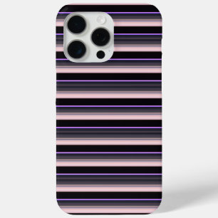 Süße vintage schwarze graue Streifen Case-Mate iPhone Hülle