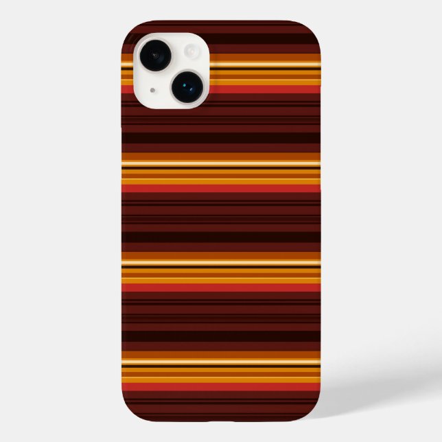 Süße vintage Streifen Case-Mate iPhone Hülle (Rückseite)