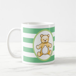 Süße vintage Teddybär-Zeichnung Kaffeetasse