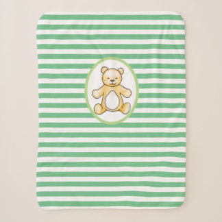 Süße vintage Teddybär-Zeichnung Sherpadecke