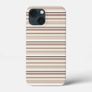 Süße vintage weiße rote Streifen Case-Mate iPhone Hülle