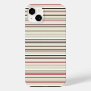 Süße vintage weiße rote Streifen Case-Mate iPhone 14 Plus Hülle