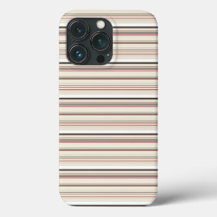 Süße vintage weiße rote Streifen Case-Mate iPhone Hülle