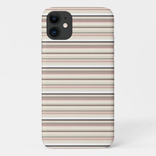 Süße vintage weiße rote Streifen Case-Mate iPhone Hülle