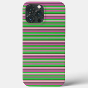 Süße violette grüne Streifen Case-Mate iPhone Hülle