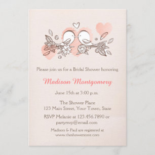 Süße Vögel, Brautparty Einladung