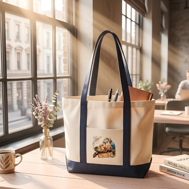Süße Vogel-Mutter-Tasche, gemütliches Geschenk für Tragetasche (Von Creator hochgeladen)