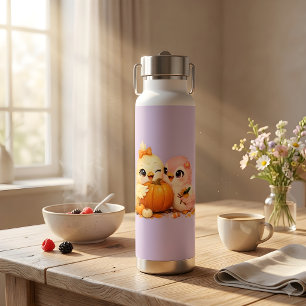 Süße Vogel-Paar-Halloween-Abenteuer-Wasserflasche Trinkflasche